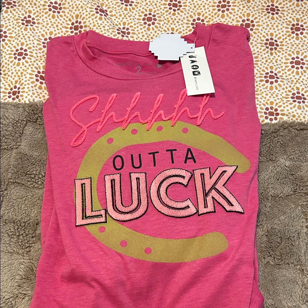 Pink Shirt - Outta Luck Design